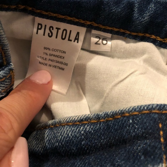 Winston Distressed Cutoff Denim Shorts - Picture 4 of 5